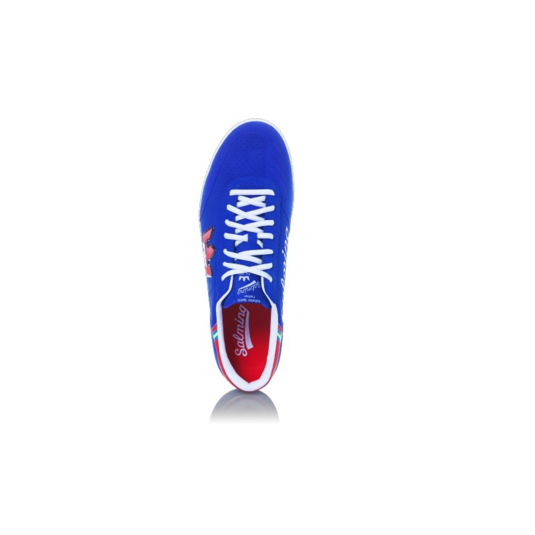 Schuhe Salming 91 Goalie bleu/rouge