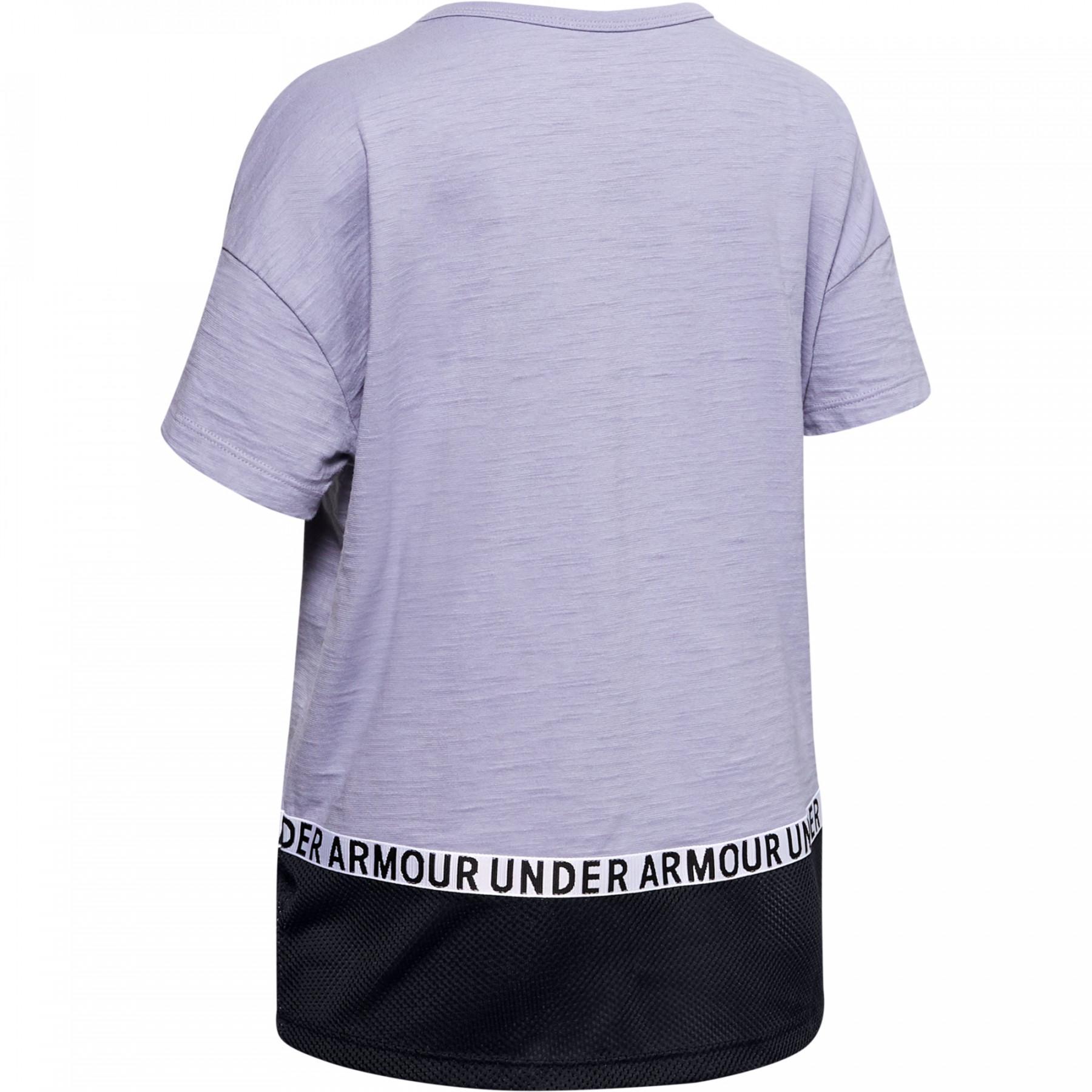 Baumwoll-T-Shirt für Mädchen Under Armour Charged