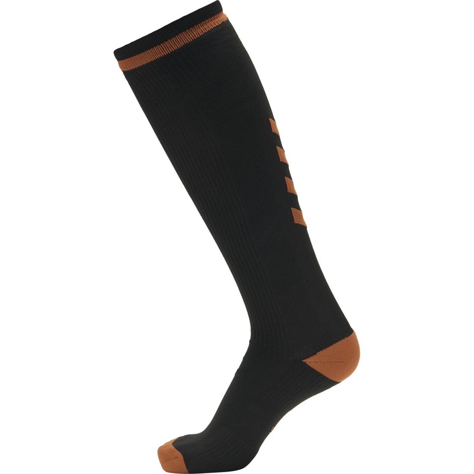 Packung mit 5 Paar dunklen Socken Hummel Elite Indoor high (coloris au choix)
