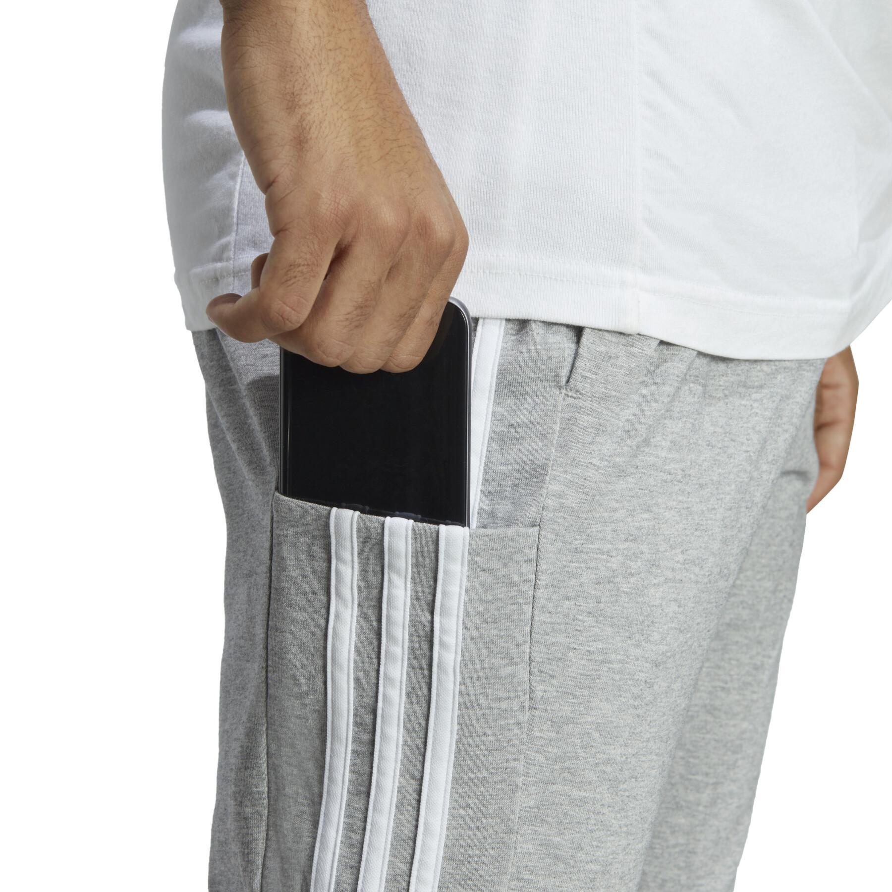 Jogging konifiziert offener Saum Single Jersey adidas Essentials 3-Stripes