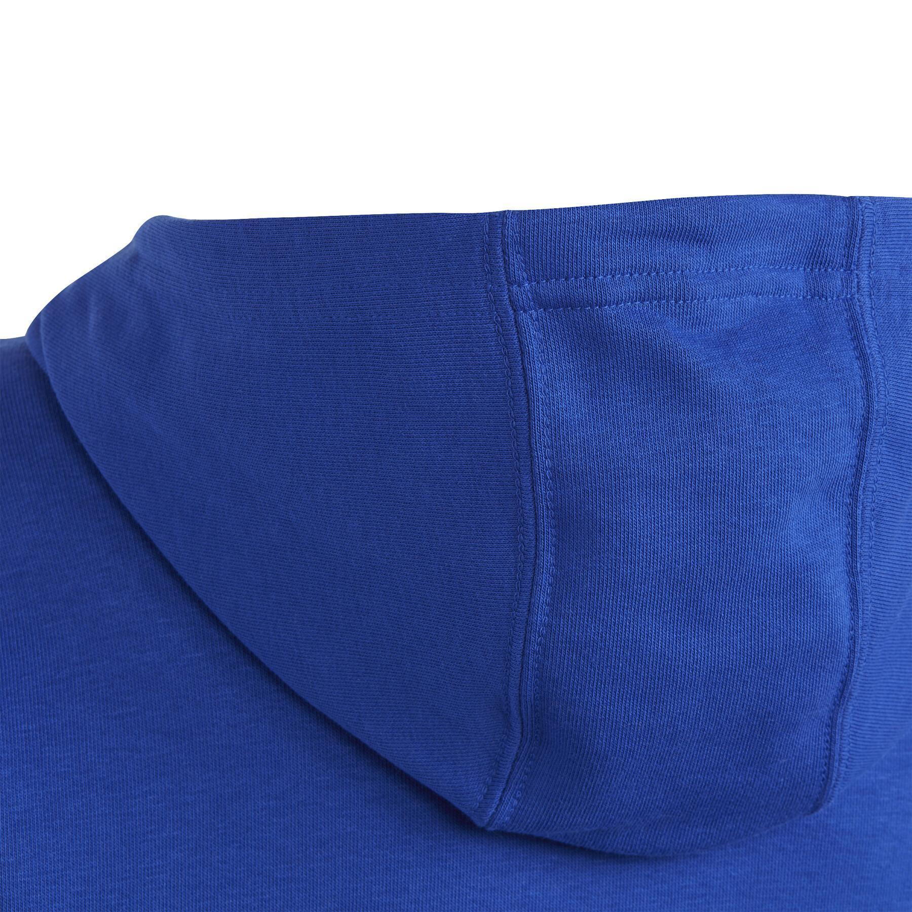 Kapuzenpullover großes Logo Baumwolle Kind adidas Essentials