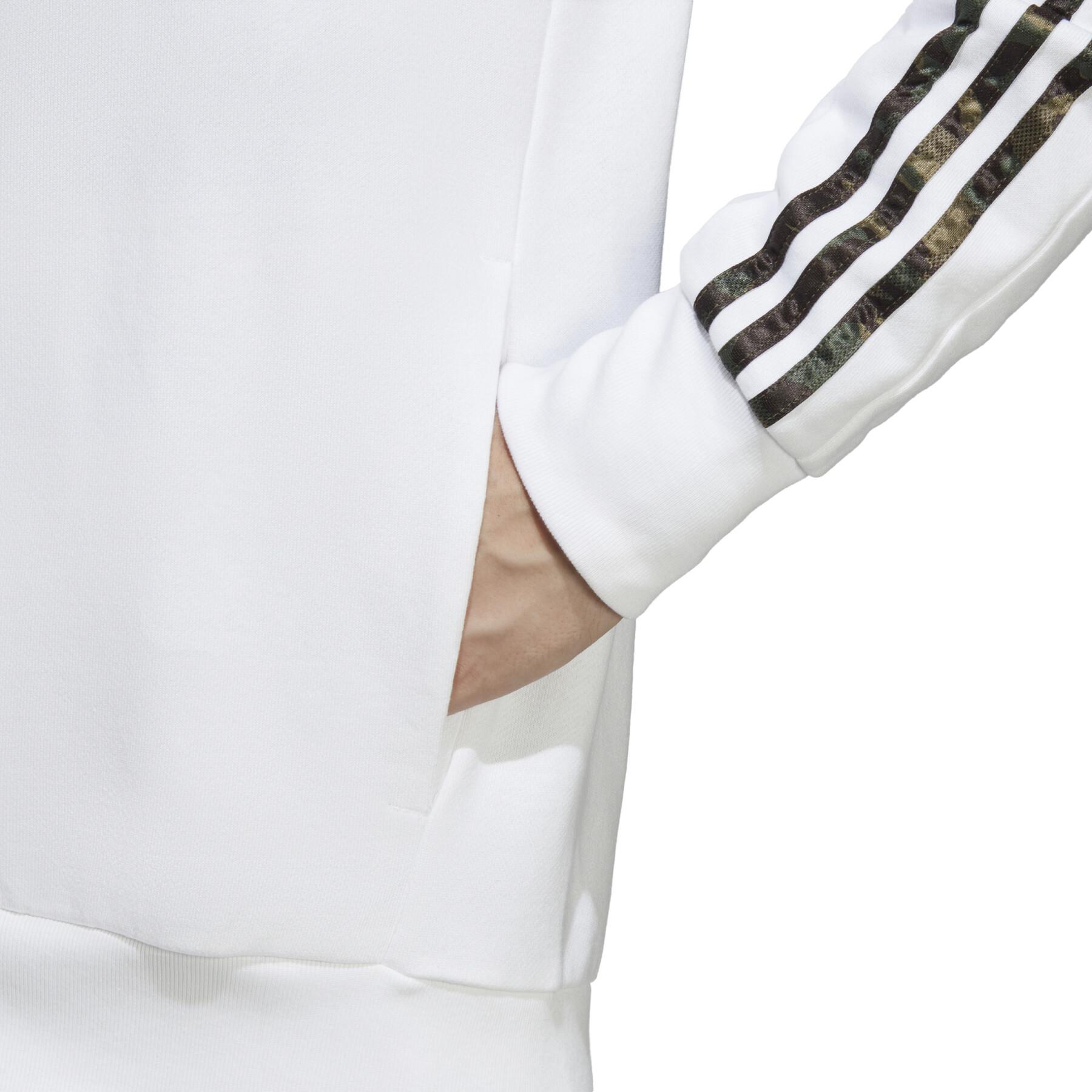 Kapuzen-Sweatjacke mit Reißverschluss adidas 3-Stripes Essentials French Terry