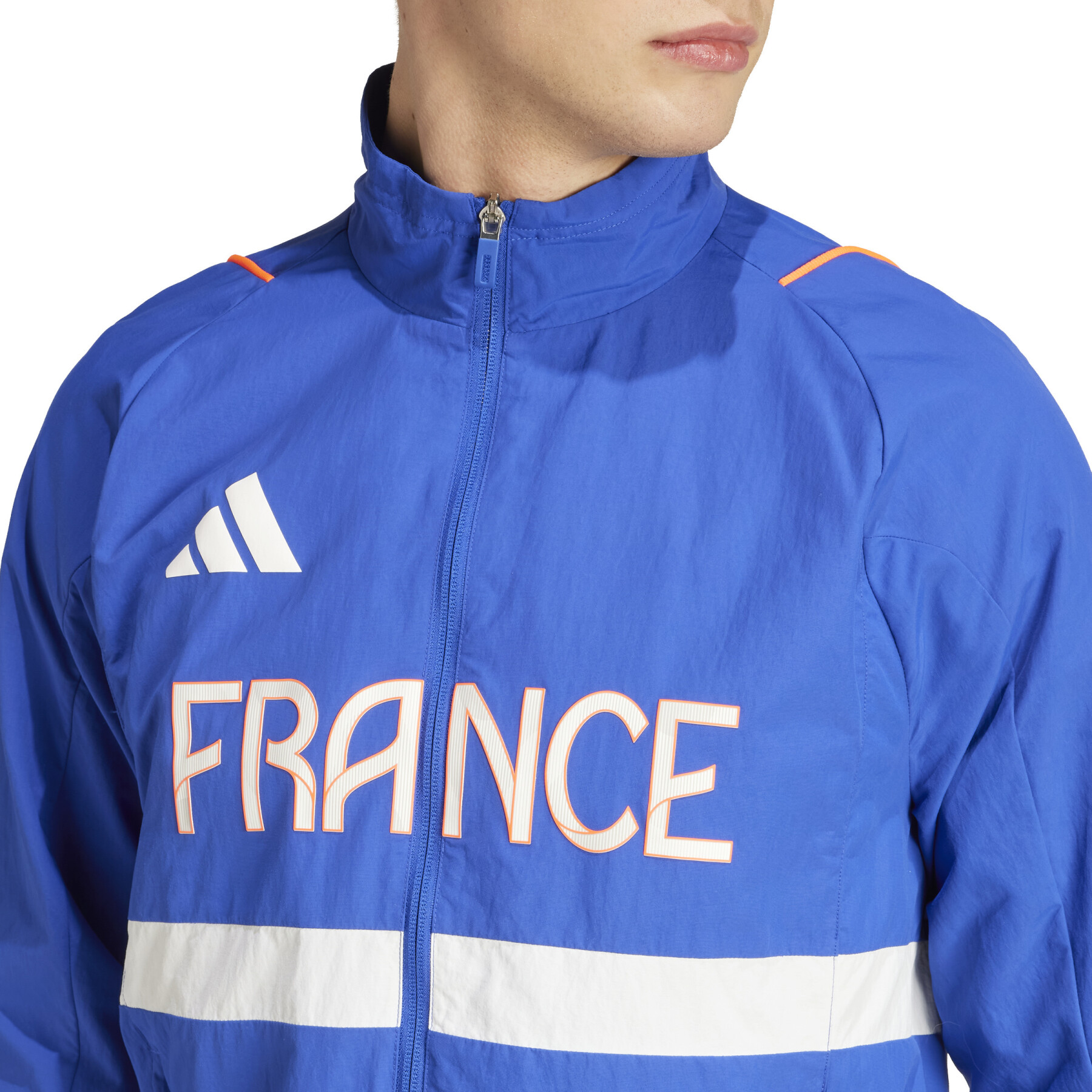 Jacke vor dem Spiel offizielle Mannschaft von France JO 2024/25