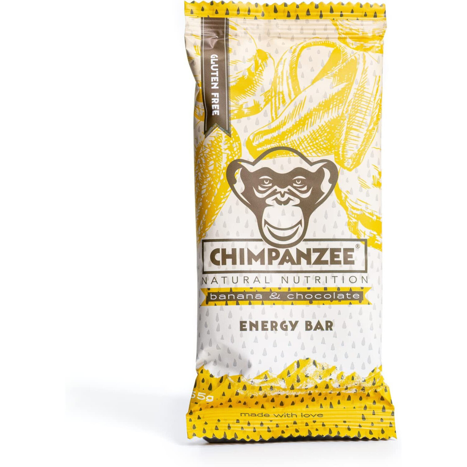 Energieriegel Chimpanzee vegan (x20) : banane/chocolat 55g 