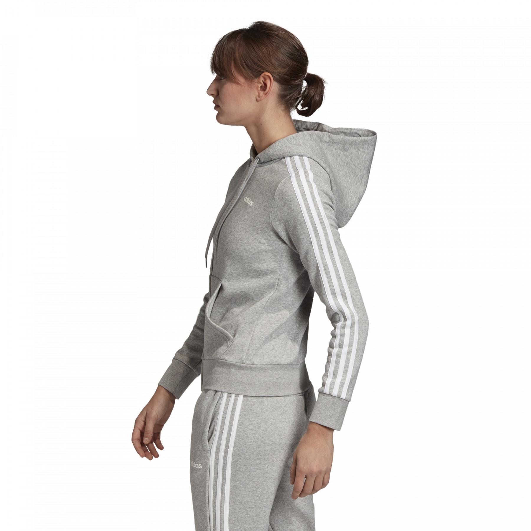 Damen-Kapuzenjacke adidas Essentials 3-Stripes Fleece
