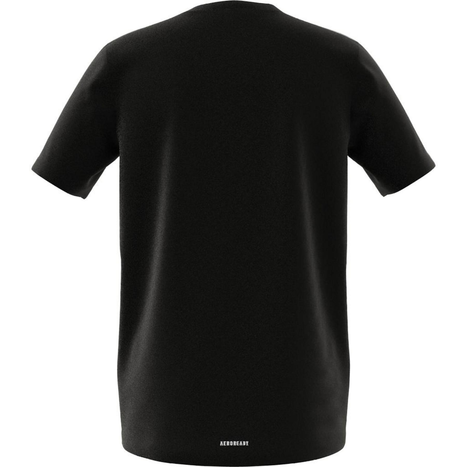 Kinder-T-Shirt adidas D2M 3-Bandes