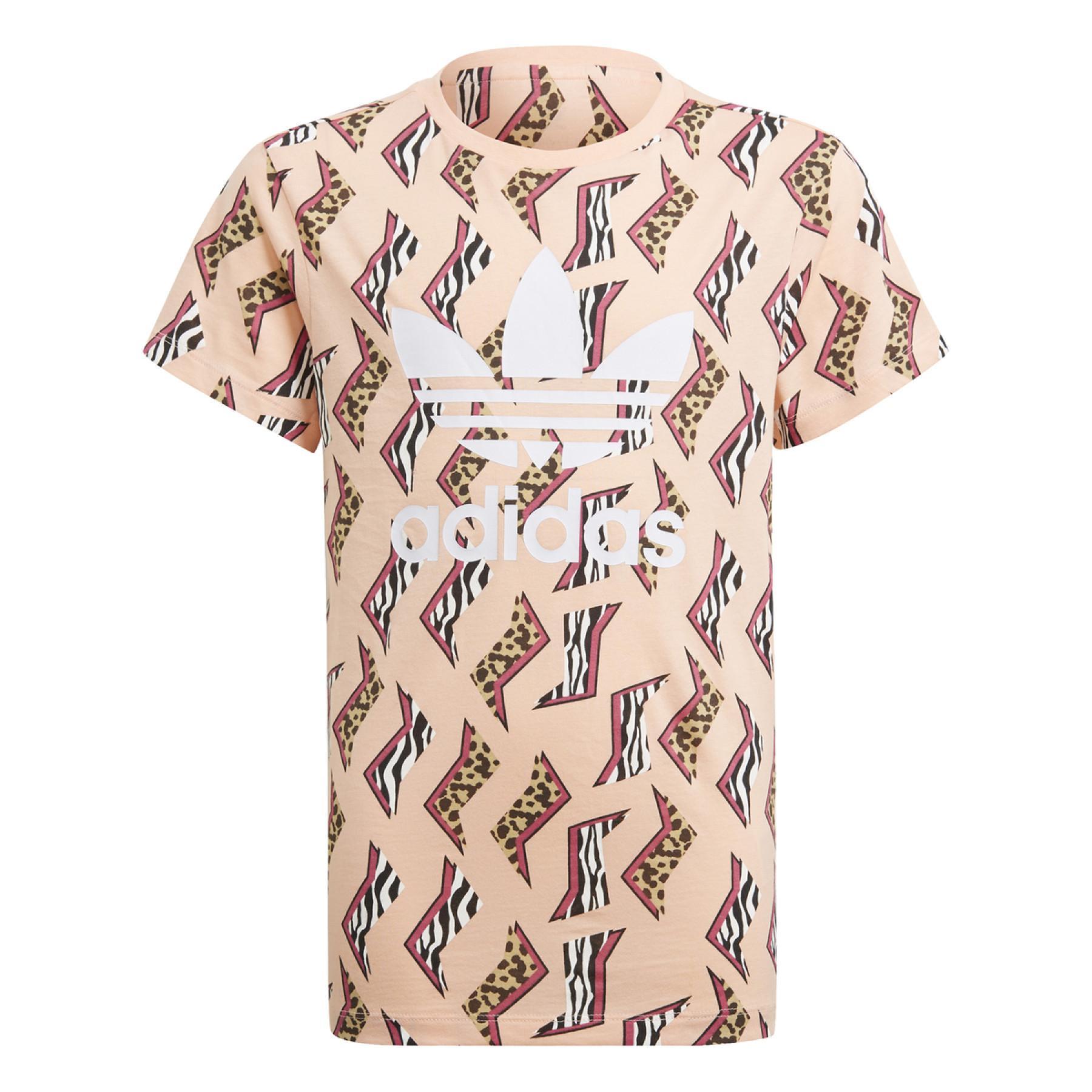 Mädchen-T-Shirt adidas Originals All-Over Print