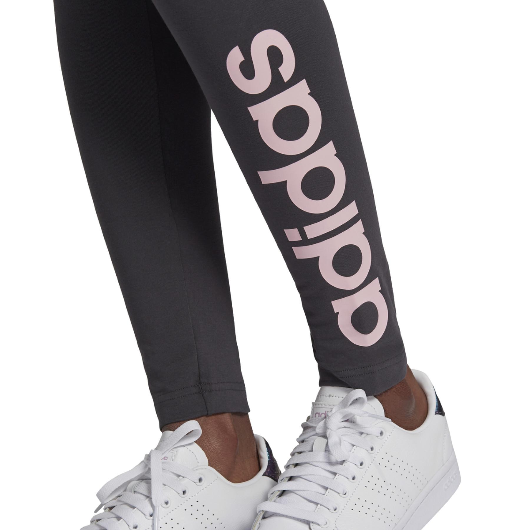 Damen-Leggings mit hoher Taille adidas Essentials Logo