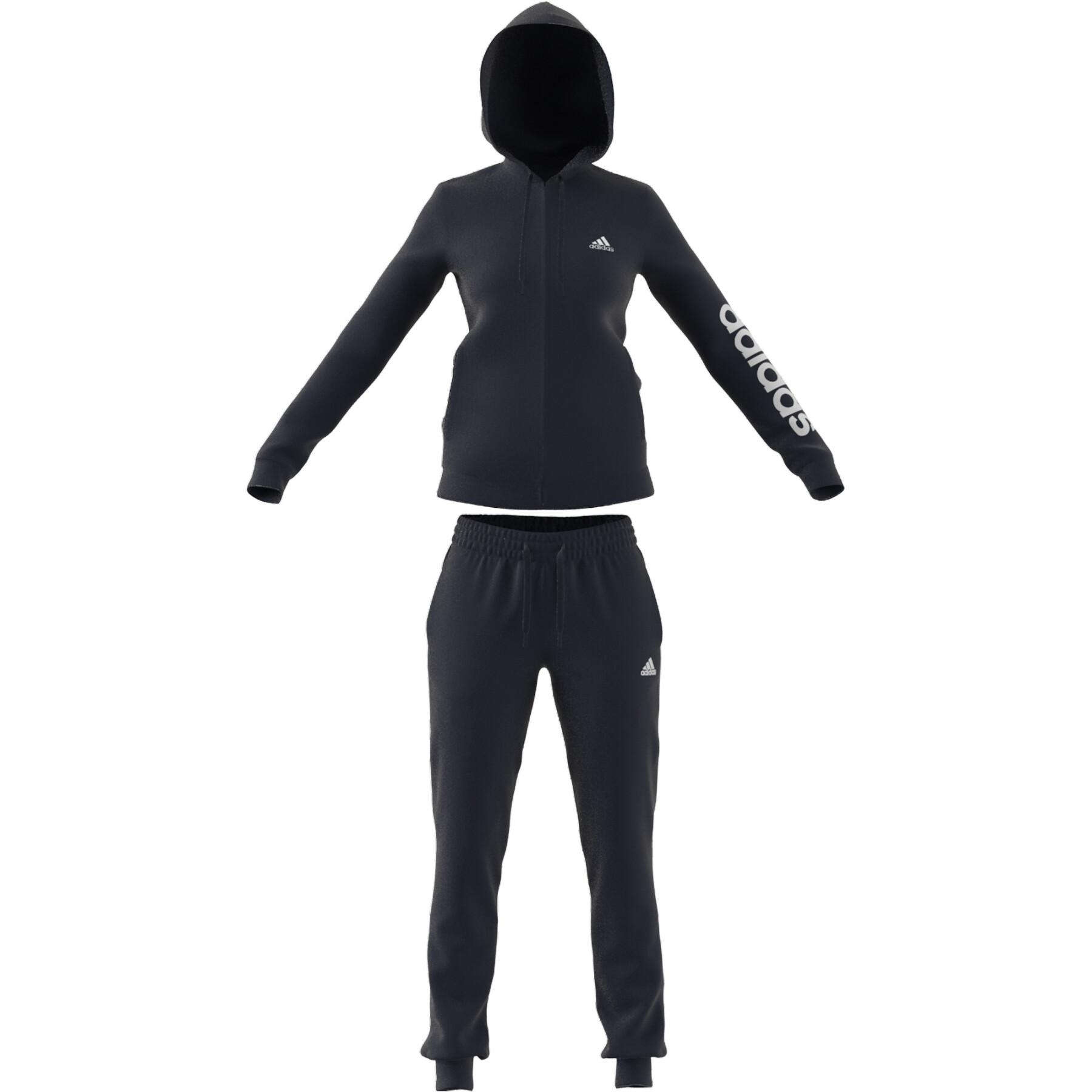 Logo Jacken Textilien adidas Trainingsanzüge - - Damen-Trainingsanzug Bekleidung und French Essentials - Terry