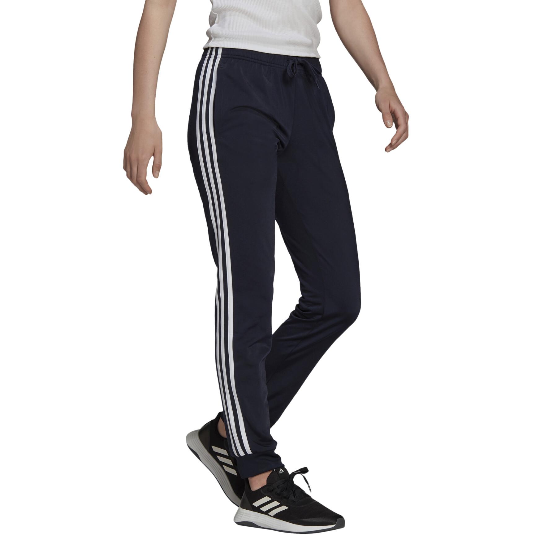 Damenhosen adidas Primegreen Essentials Warm-Up Slim Tapered 3-Stripes