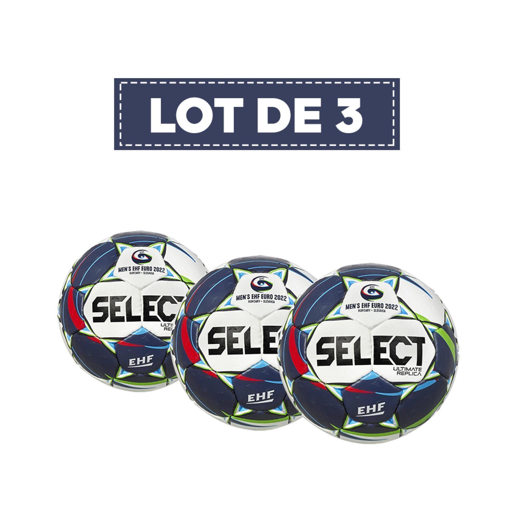 3er-Set Ballon Select Euro EHF 2022 Replica