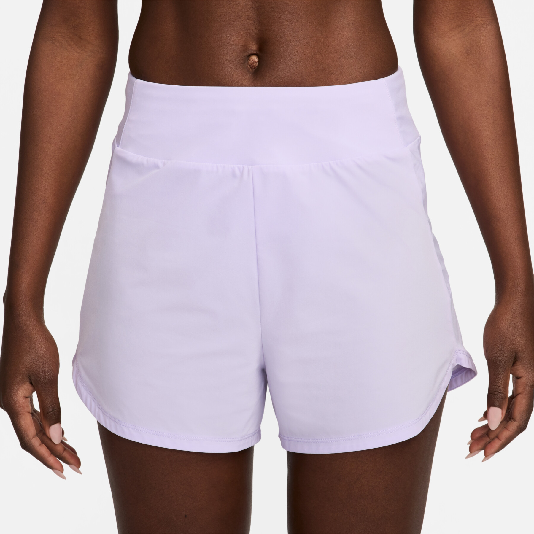 Halbhohe Shorts mit integrierten Untershorts Damen Nike Bliss Dri-FIT