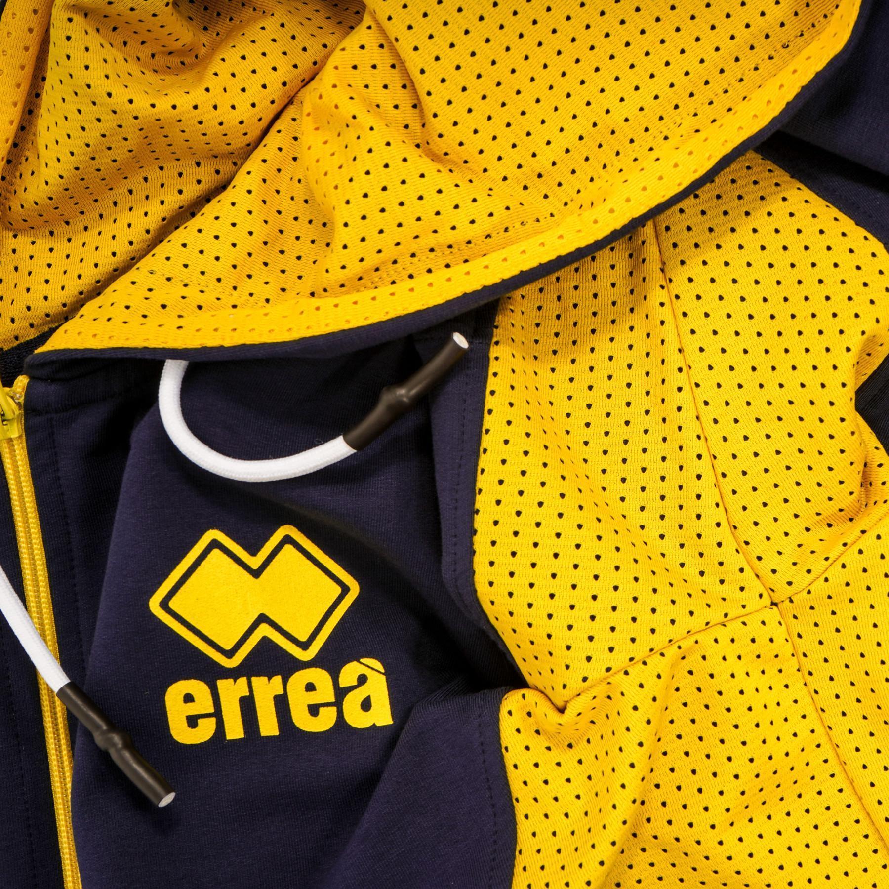 Sweatshirt mit Reißverschluss Errea sport inspired logo mesh