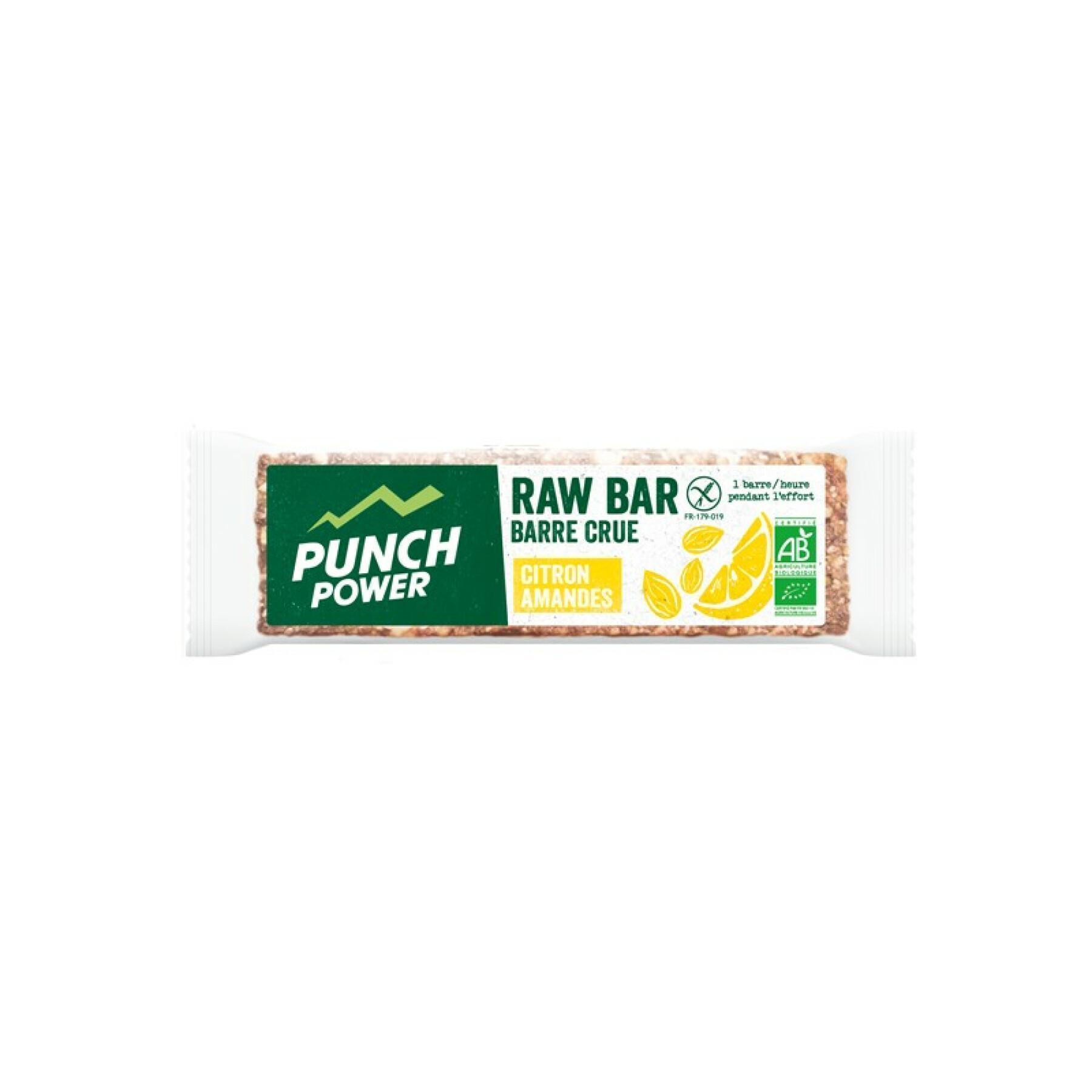 Anzeige von 20 Energiebalken Punch Power Rawbar Citron amande
