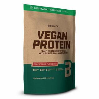 10er Pack Vegane Proteinbeutel Biotech USA - Fruits des bois - 500g