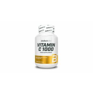 12er Pack Gläser Vitamin c Biotech USA 1000 bioflavonoïdes - 30 Comp