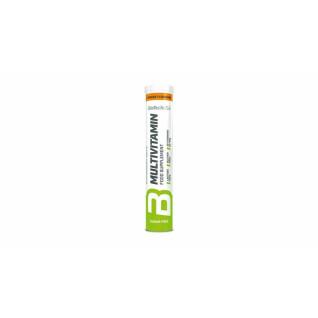 12er Pack Röhrchen mit Multivitamin-Brausetabletten Biotech USA - Orange - 20 comp