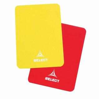 Karten des Schiedsrichters Select (rouge & jaune)