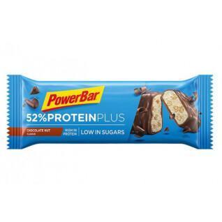 Packung mit 20 Riegeln PowerBar 52% ProteinPlus Low Sugar Chocolate Nut