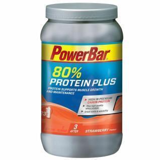 Pulver PowerBar ProteinPlus 80 % - Strawberry (500gr)