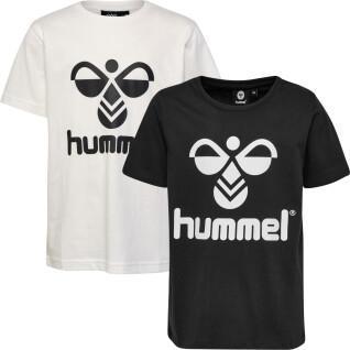 Kinder T-Shirts Hummel Tres (x2)