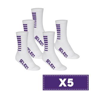 Lot von 5 Paar Socken Select Basic