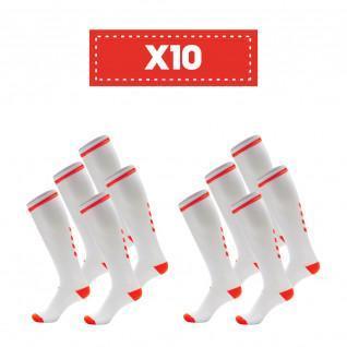Packung mit 10 Paar durchsichtigen Socken Hummel Elite Indoor high