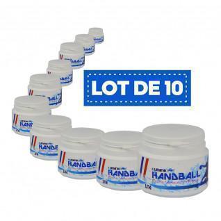 Packung mit 10 weißen Hochleistungsharzen Sporti France - 100 ml