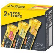 Getränke PowerBar 5 Electrolytes MultiPack 8 packs of 2+1x10 tabs Mixed : Mango-Passion Fruit+Pink Grapefruit+Lemon Tonic
