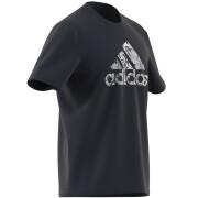 Grafik-T-Shirt mit Sportabzeichen aus flüssigem Aluminium adidas