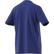 T-Shirt mit gesticktem Logo Linear Single Jersey adidas Essentials
