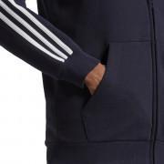 Kapuzen-Pulli adidas Essentials Fleece 3-Bandes Full-Zip