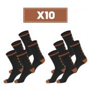 Packung mit 10 Paar dunklen Socken Hummel Elite Indoor Low